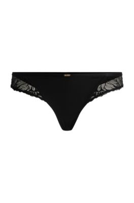 sunshinelady Onderbroeken dames slips glanzende hipster slip met kant elastisch ondergoed vrouwen grote maten string tanga lage taille ademend damesslip string vrouwen ondergoed, rood, 3XL-4XL