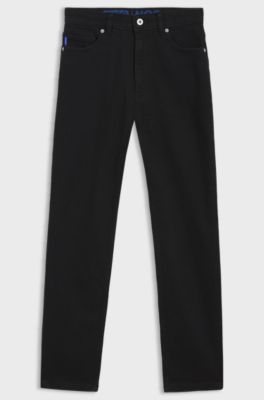 Mammajeans i svart stretchig denim, Svart