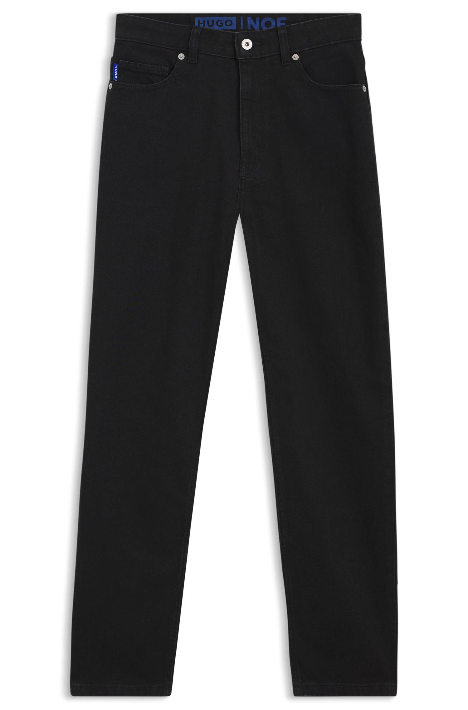 Hugo Mom jeans in black stretch denim dam – bild 4