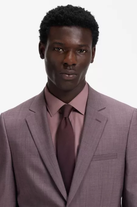 Silk-blend tie with jacquard weave