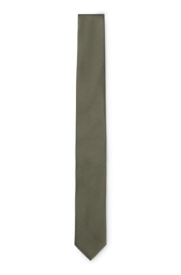 Silk-blend tie with jacquard weave
