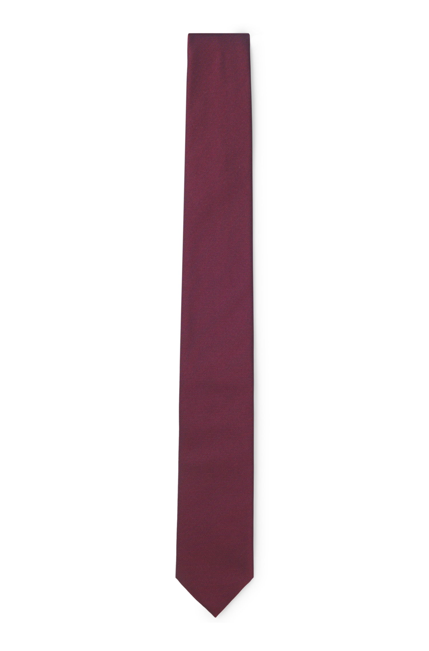 Hugo Silk-blend tie with jacquard weave slipsar herr