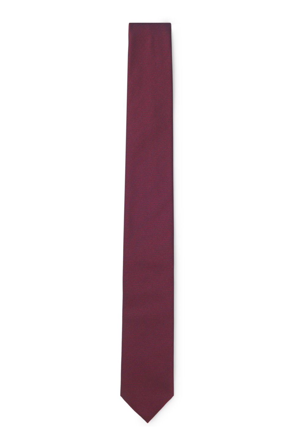 Silk-blend tie with jacquard weave