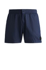 Fully lined swim shorts with Double B monogram, Dark Blue