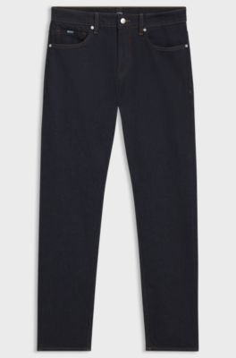 Slim-fit Delaware-jeans van donkerblauw denim, Donkerblauw