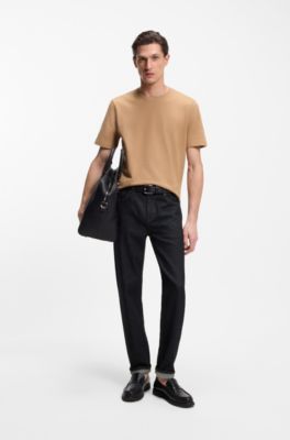 Jean Regular Maine en denim stretch bleu confortable, Bleu fonc&eacute;