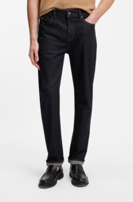 Maine regular-fit jeans in blue comfort-stretch denim, Dark Blue
