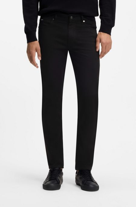 black dress jeans mens Wrangler Men's Wrancher Jean Wrangler Mens Wrancher Jeans deliver clean Western style with the comfort and durability you need every day BOSS - Slim-fit jeans in