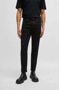 Delaware Jean Slim en denim italien noir, Noir