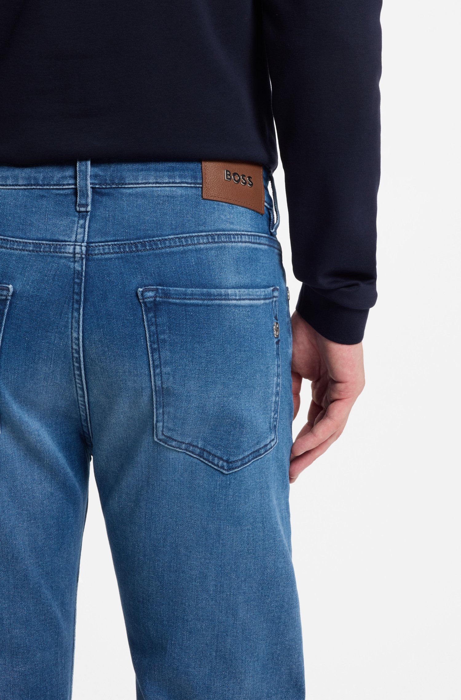 Boss Maine regular-fit jeans herr – bild 3