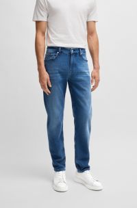 Jean Regular Maine en denim bleu doux, Bleu