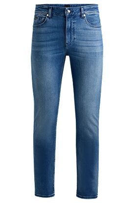  Vaqueros Delaware slim fit en denim azul con tacto de cashmere