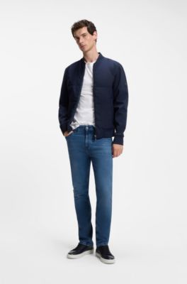 Slim-fit jeans van superzacht stretchdenim, Blauw