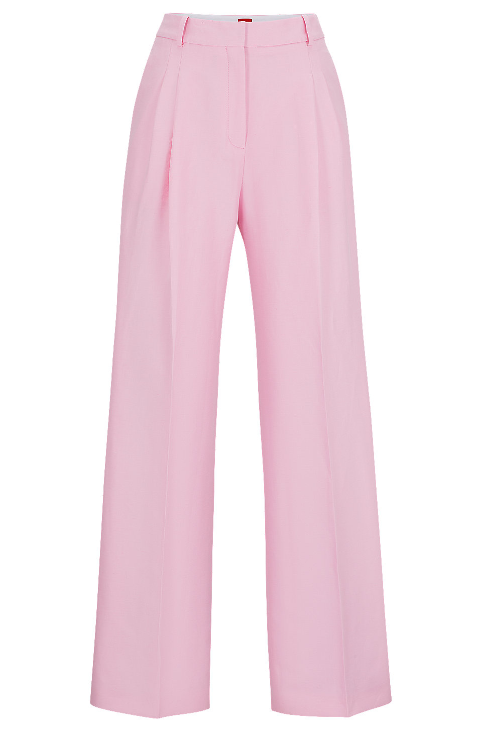 HUGO - Relaxed-fit trousers with double front pleats