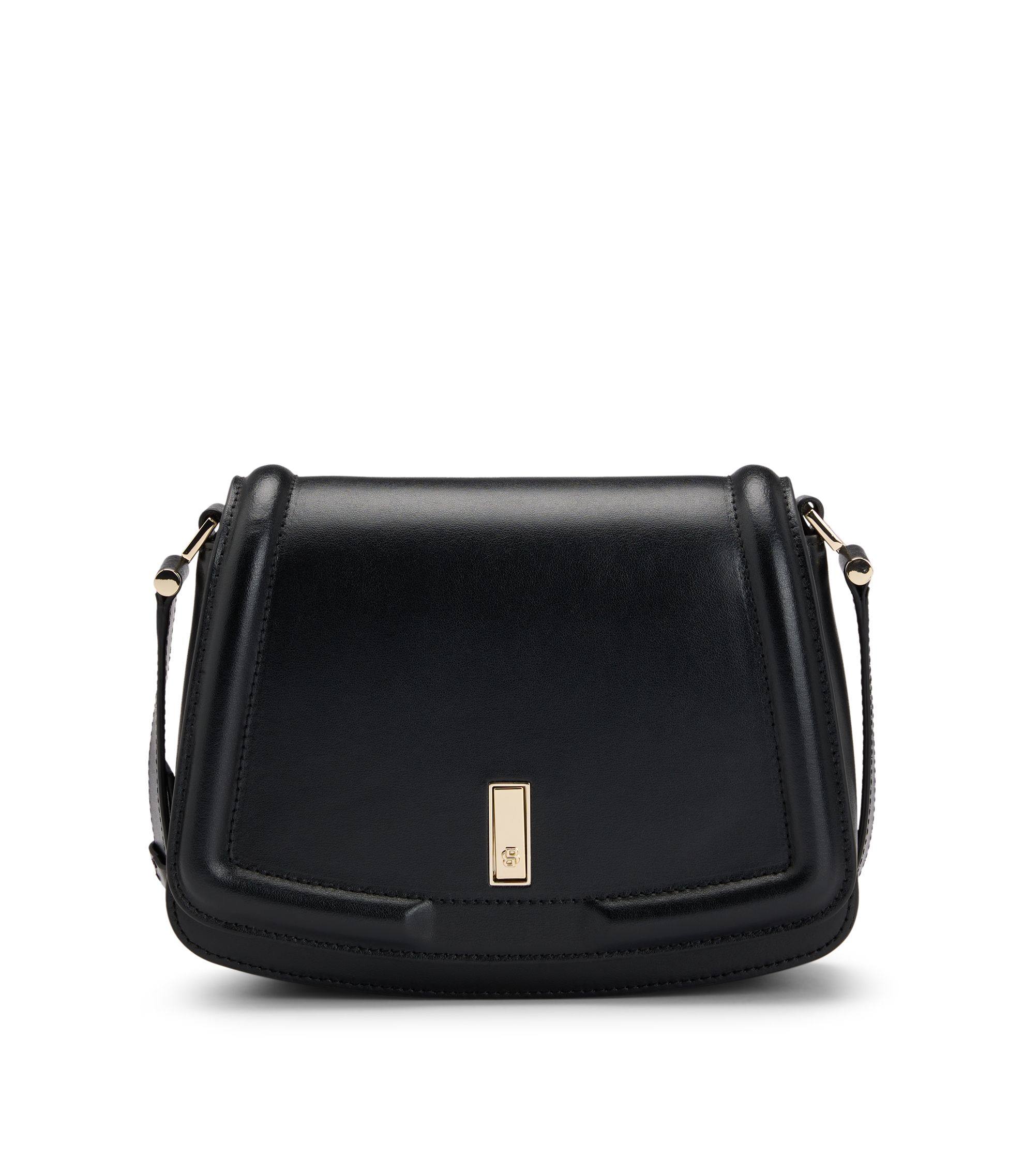 Saddle-Bag aus Leder mit charakteristischen Metall-Details und Monogramm