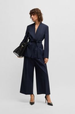 Ariell トートバッグ レザー デタッチャブルポーチ付き, ブラック