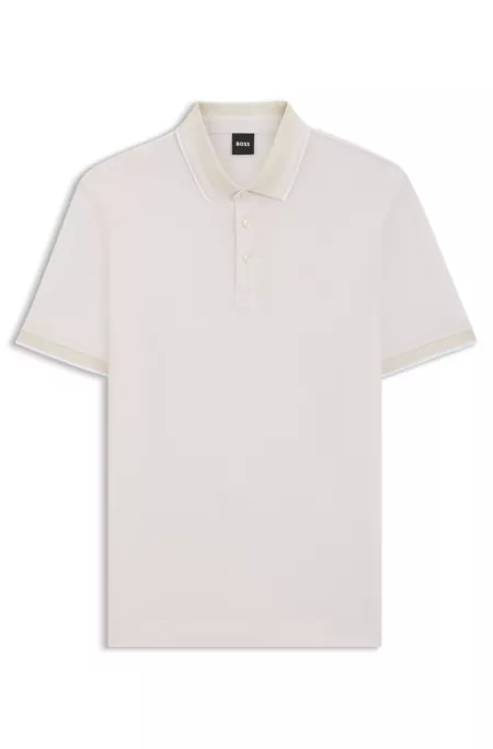 Polo en piqué de coton Oxford avec logo