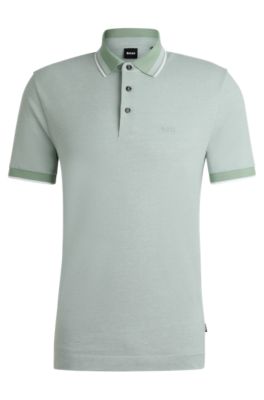 Tシャツ・カットソー Hugo Boss SS24 COTTON POLO (50512682_10258128404) HUGO - HUGO x RB stretch-cotton polo shirt with carbon