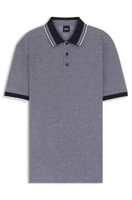 Polo en piqué de coton Oxford avec logo