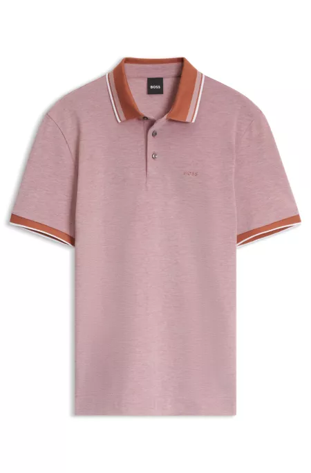 Polo en piqué de coton Oxford avec logo