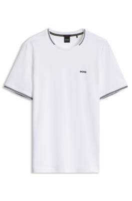 Boss Cotton-piqué T-shirt herr – bild 4