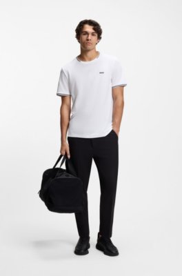 Boss Cotton-piqué T-shirt herr – bild 2