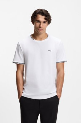 Cotton-piqué T-shirt