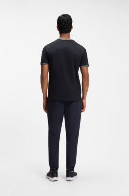 Boss Cotton-piqué T-shirt herr – bild 3