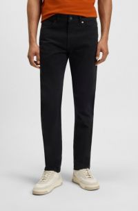 Delaware Jean Slim en denim stretch confortable Stay Black, Noir