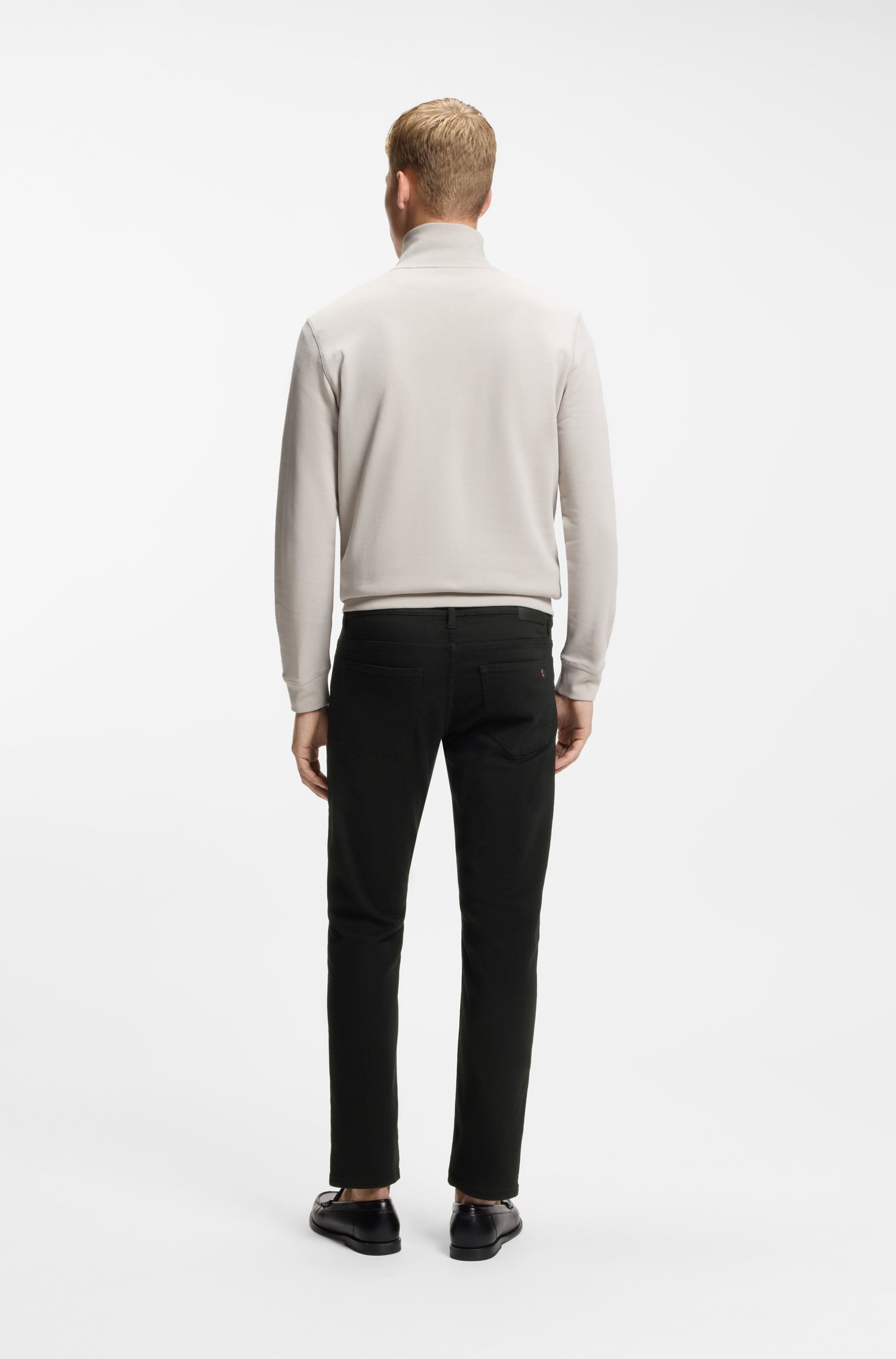 Boss Delaware Slim-fit jeans in stay-black comfort-stretch denim herr – bild 2