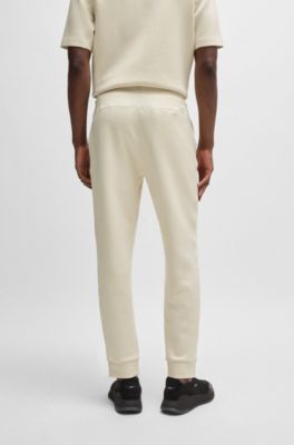 BOSS - Regular-Fit Jogginghose mit Aufnäher mit doppeltem Monogramm 