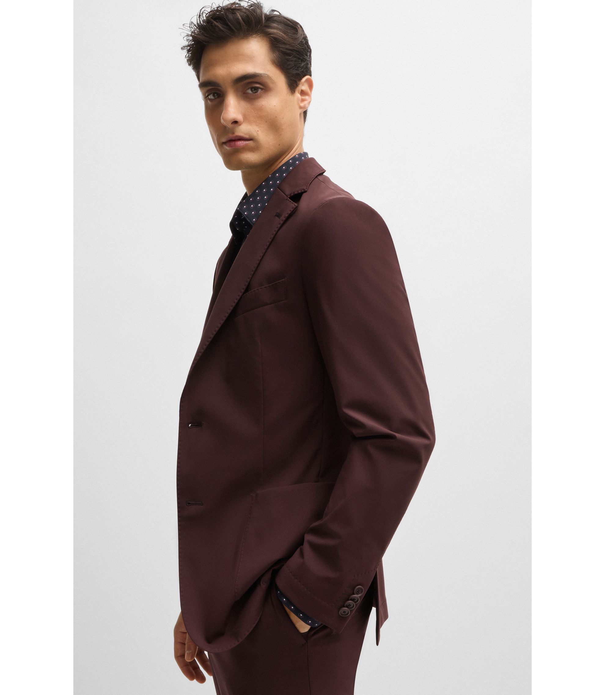 BOSS - スリムフィットジャケット パフォーマンスストレッチジャージー