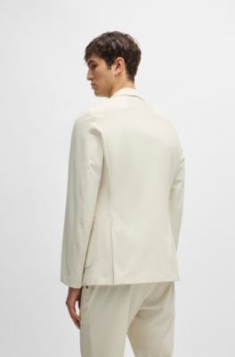 BOSS - Slim-fit jacket in wrinkle-resistant performance-stretch fabric