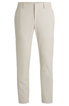 Modern-fit trousers in wrinkle-resistant performance-stretch fabric