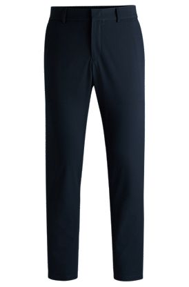 Modern-fit trousers in wrinkle-resistant performance-stretch fabric