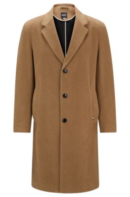 HUGO BOSS ヒューゴボス メンズ カシミヤ混 ウール シングル
