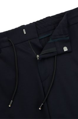 BOSS - スリムフィットパンツ ストレッチジャージー 