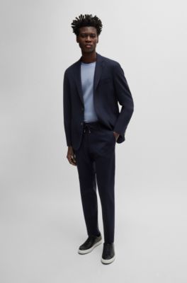 BOSS - スリムフィットパンツ ストレッチジャージー 