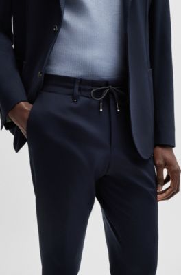 BOSS - スリムフィットパンツ ストレッチジャージー 