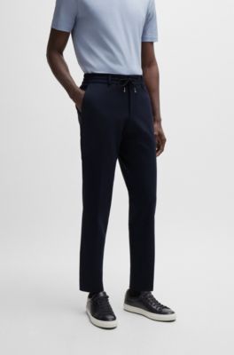 BOSS - スリムフィットパンツ ストレッチジャージー 