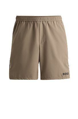 BOSS x Matteo Berrettini water-repellent shorts with logo print