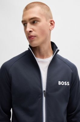 HUGO BOSS ネイビー ジップアップジャケット