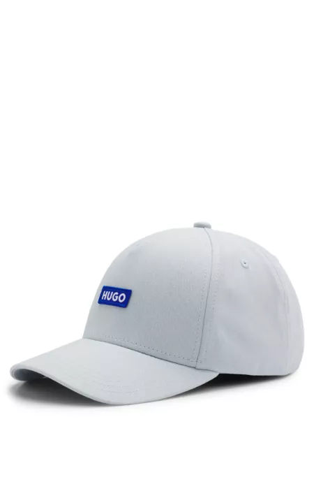 Cotton-twill cap with logo patch