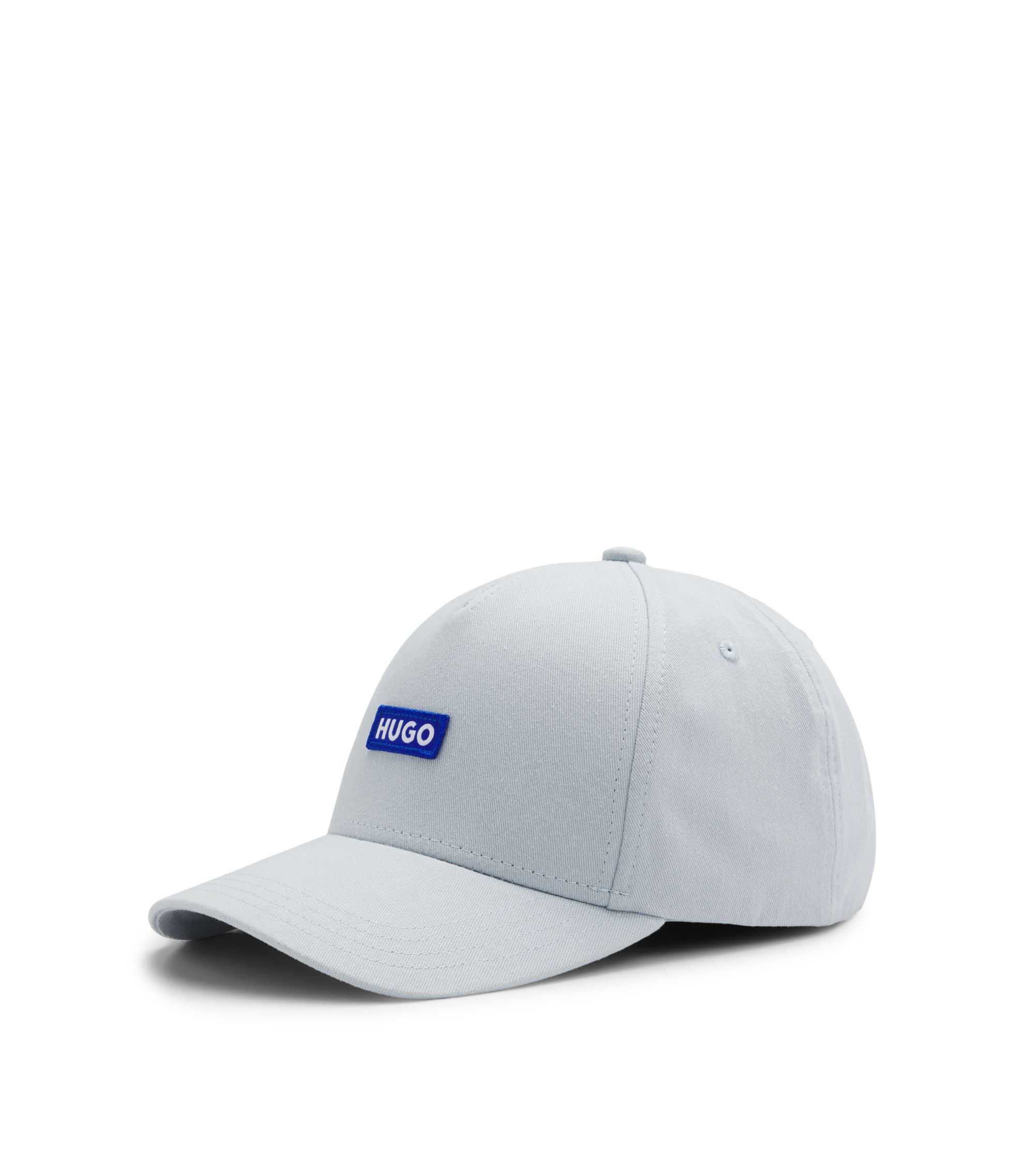 Cap aus Baumwoll-Twill mit Logo-Aufnäher