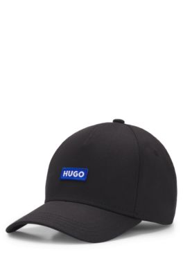 ★Hugo Boss★刺繍ロゴ コットン ツイールキャップ HUGO - コットンツイル キャップ ロゴエンブロイダリー - ブラック