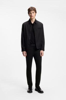 Jeans extra aderenti in denim stretch nero intenso, Nero