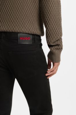 Extra-slim-fit jeans in black-black stretch denim, Black