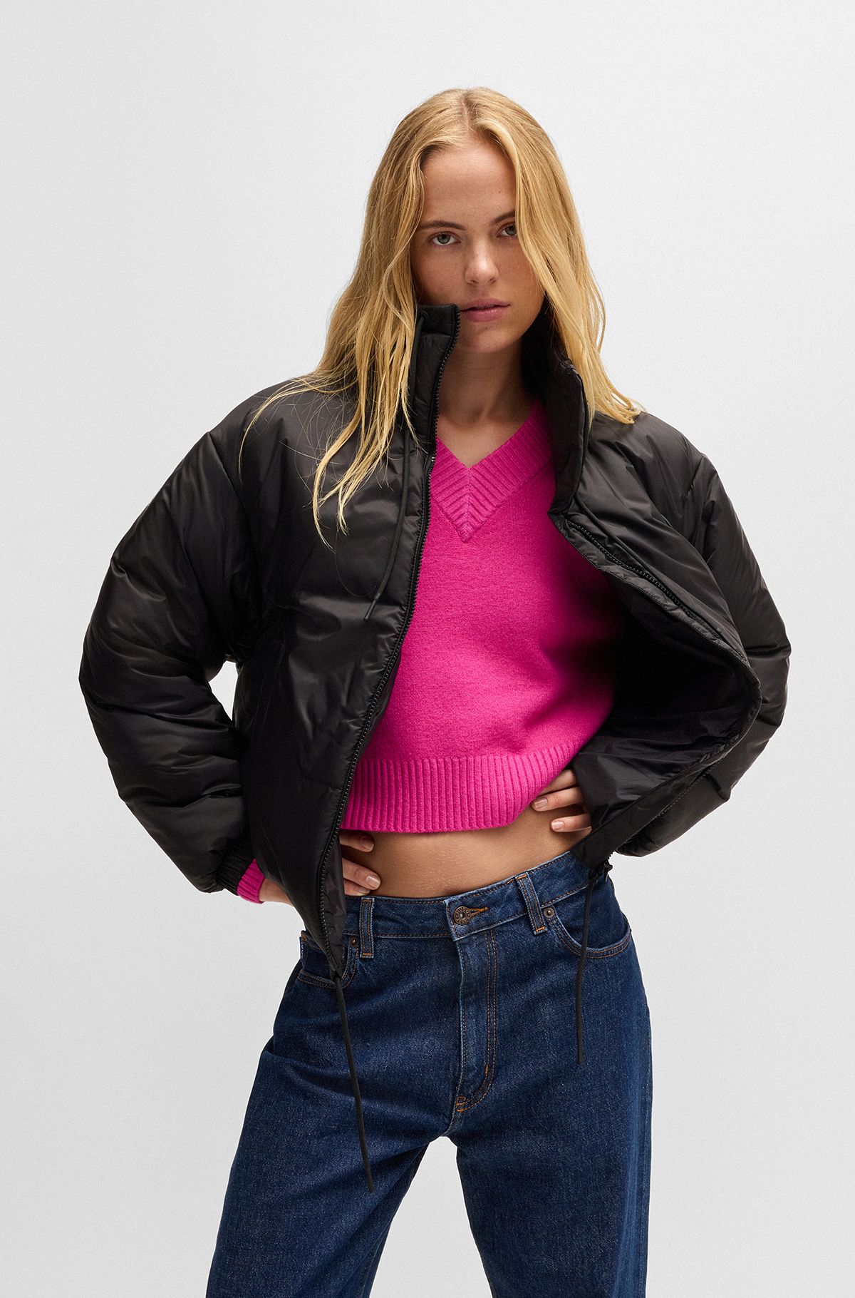 HUGO BOSS デザイナーズジャケット レディース用 | アビエーター HUGO BOSS デザイナーズジャケット レディース用 | アビエーター