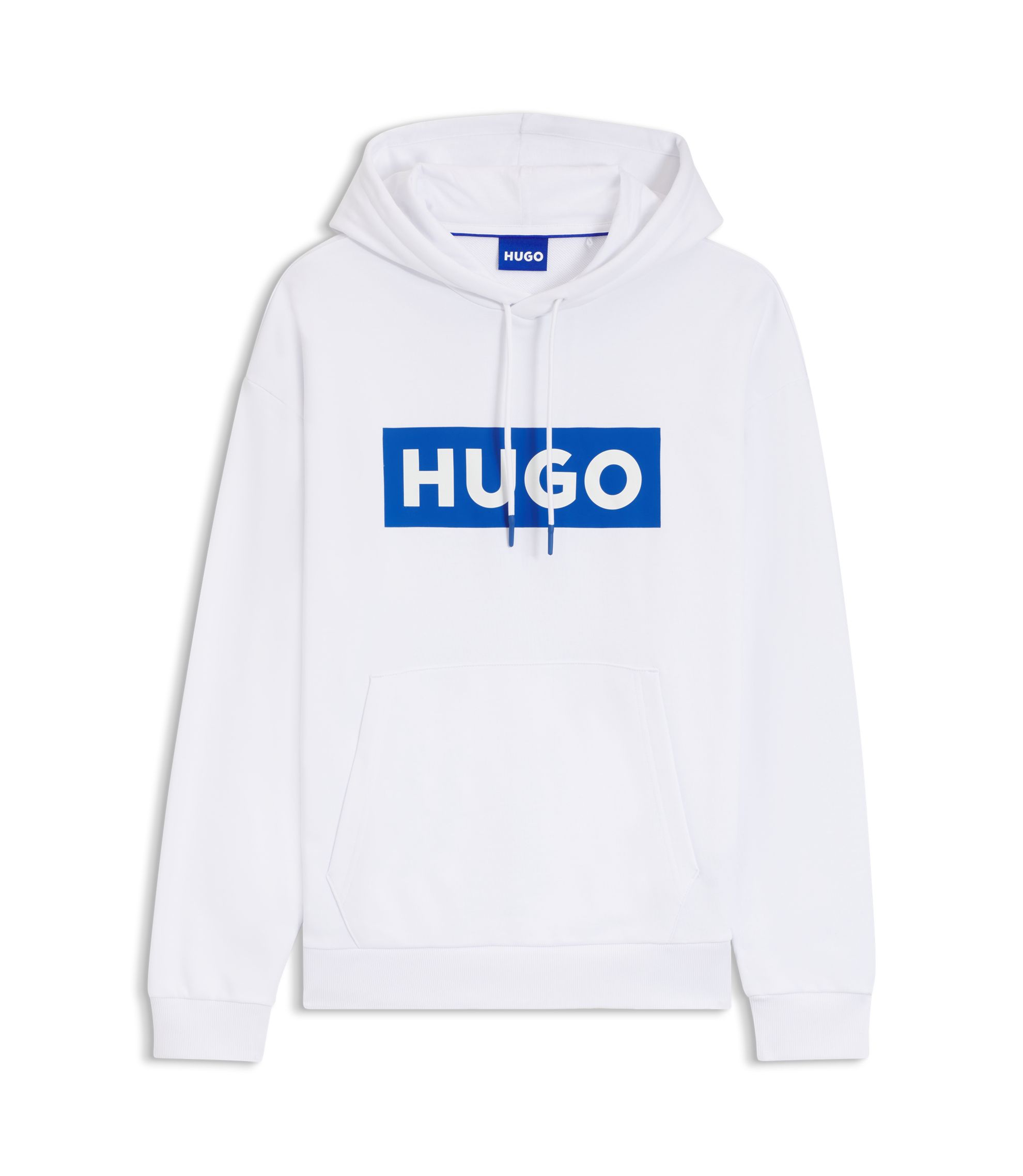 Regular-Fit Hoodie aus Baumwoll-Terry mit Logo-Print