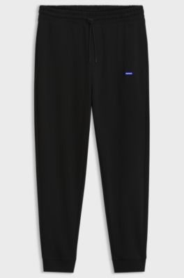 Cotton tracksuit bottoms, Black